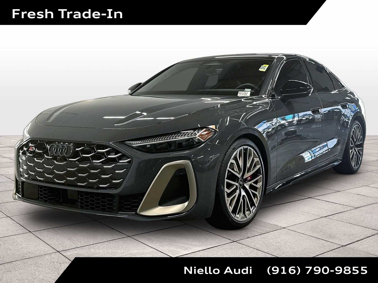 Magnet Gray 2025 Audi S5 3.0T quattro Prestige Sedan All-Wheel Drive 7-Speed Automatic
