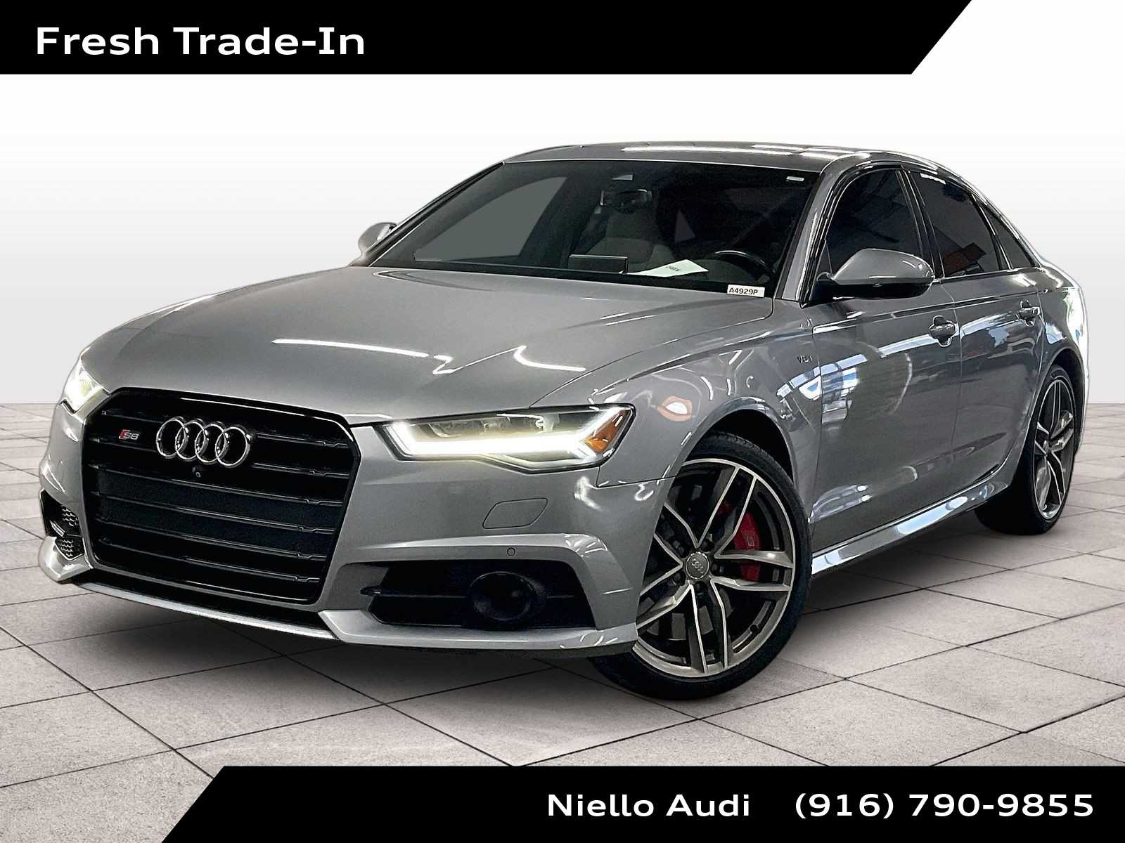 Tornado Gray Metallic 2017 Audi S6 4.0T quattro Premium Plus Sedan AWD Sedan All-Wheel Drive 7-Speed Automatic