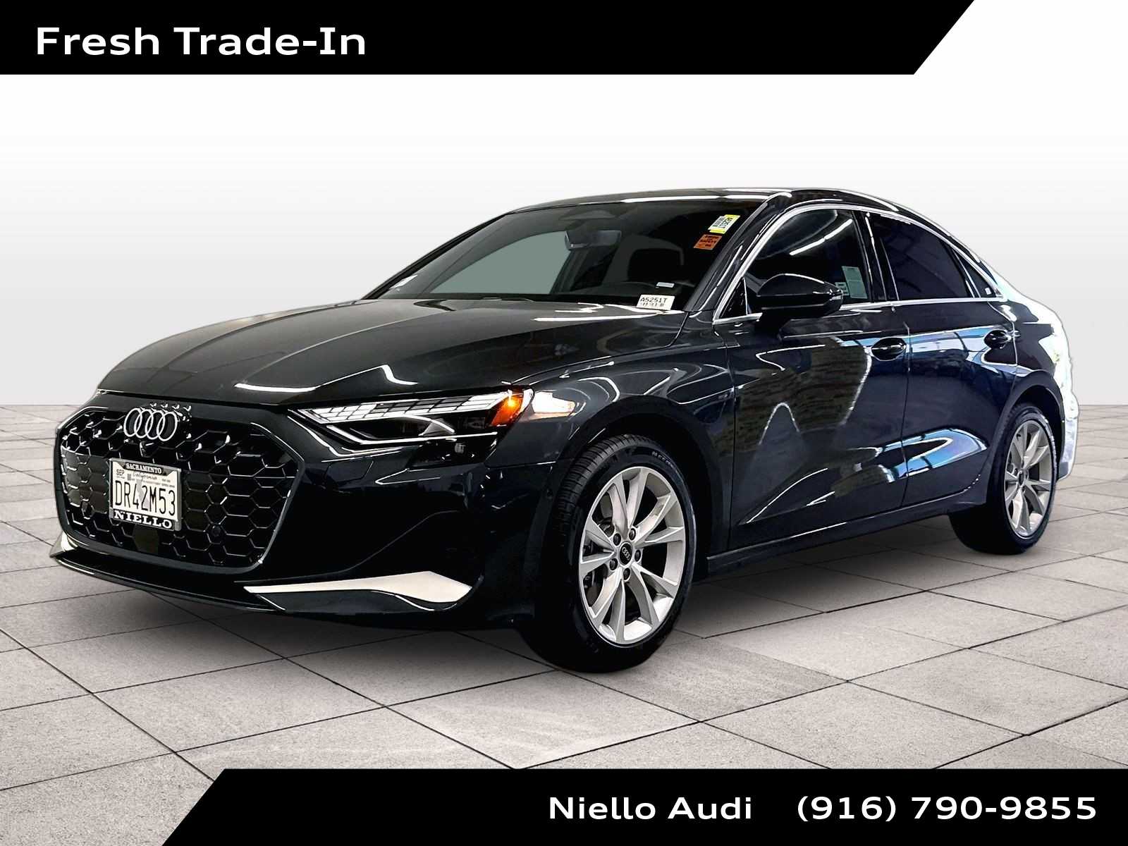 Manhattan Gray Metallic 2026 Audi A3 Sedan All-Wheel Drive 7-Speed Automatic
