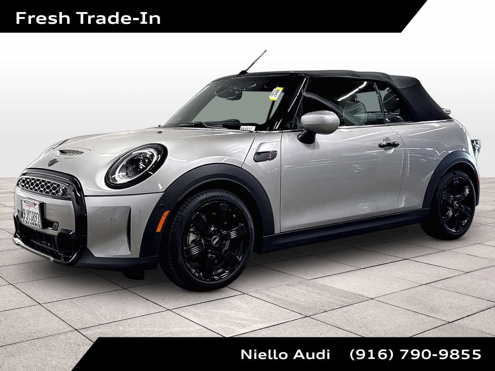 Melting Silver III Metallic 2024 MINI Cooper Convertible Front-Wheel Drive Automatic