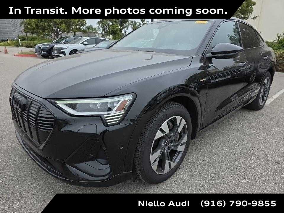 Mythos Black Metallic 2023 Audi e-tron Premium S Line quattro Sportback AWD Sedan All-Wheel Drive 1-Speed Automatic