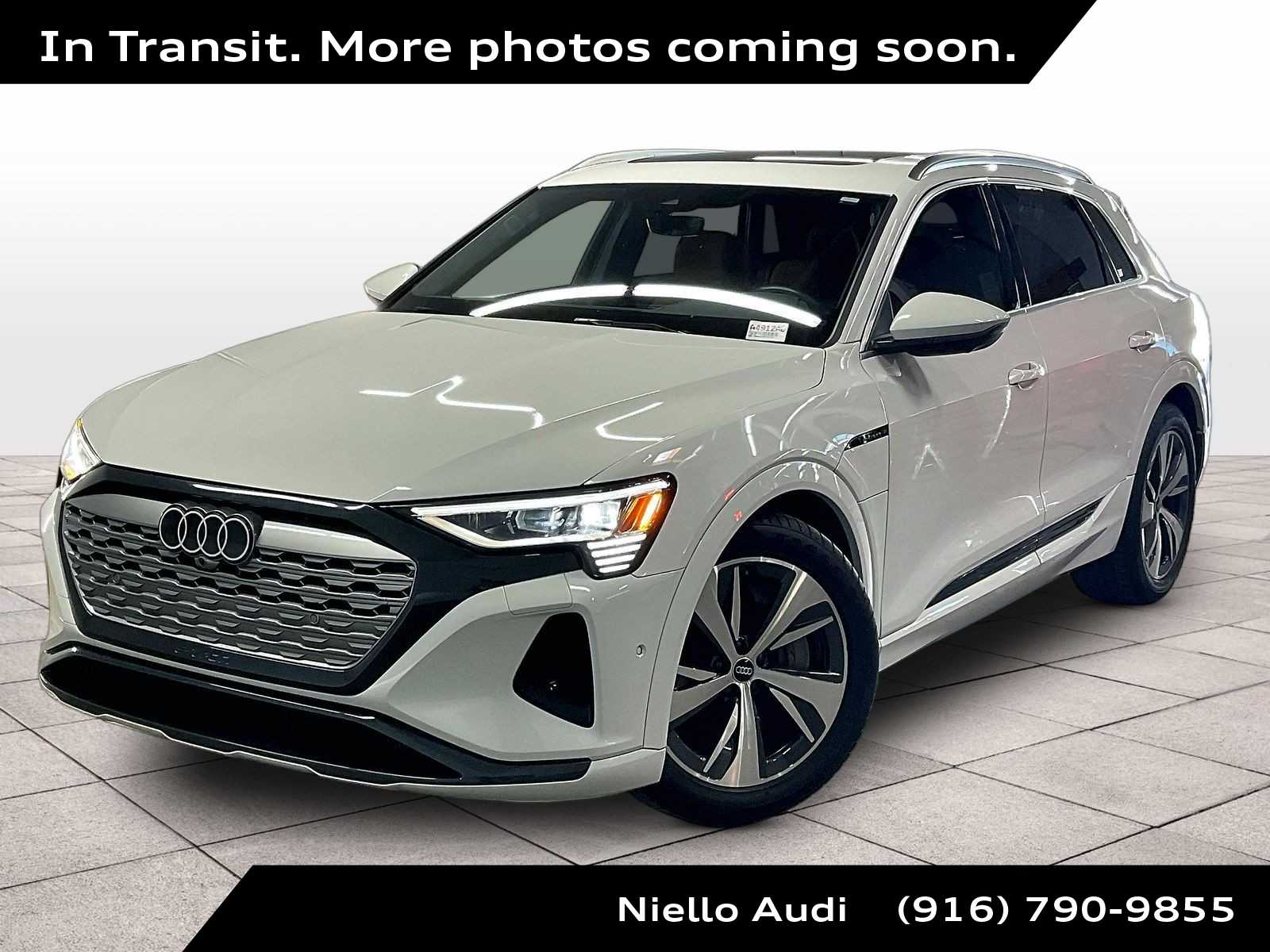 Glacier White Metallic 2024 Audi Q8 e-tron quattro Premium Plus AWD SUV / Crossover All-Wheel Drive 1-Speed Automatic