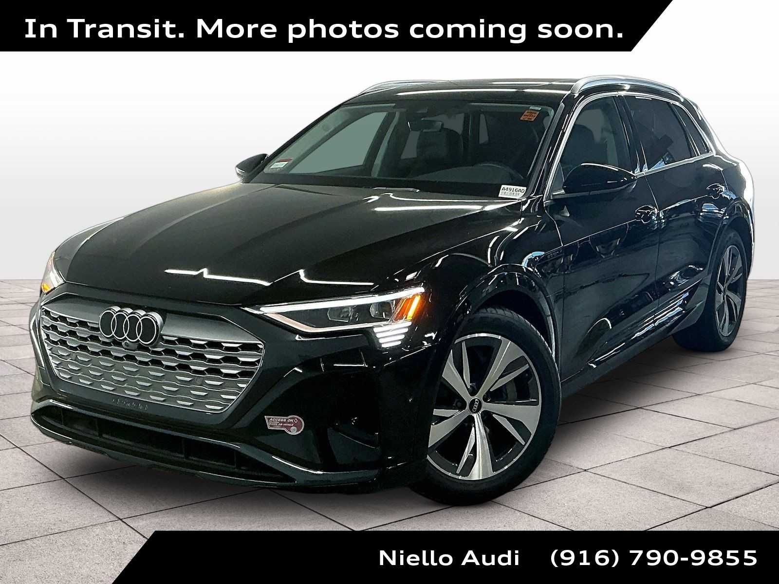 Mythos Black Metallic 2024 Audi Q8 e-tron quattro Premium Plus AWD SUV / Crossover All-Wheel Drive 1-Speed Automatic