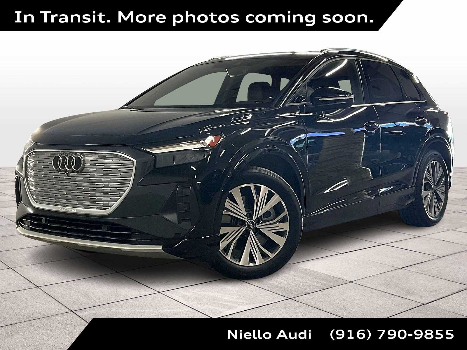 Mythos Black Metallic 2023 Audi Q4 e-tron Premium Plus 40 SUV / Crossover Rear-Wheel Drive 1-Speed Automatic