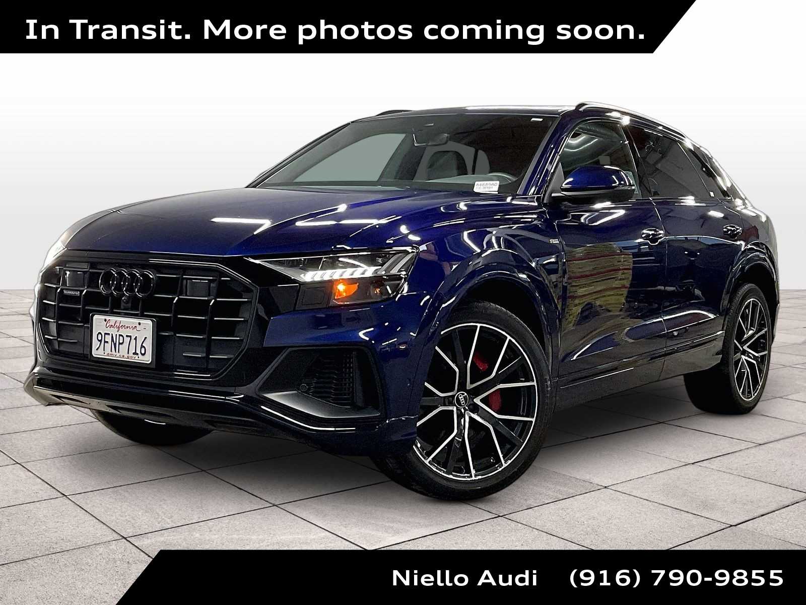Navarra Blue Metallic 2023 Audi Q8 quattro Premium Plus 55 TFSI SUV / Crossover All-Wheel Drive 8-Speed Automatic