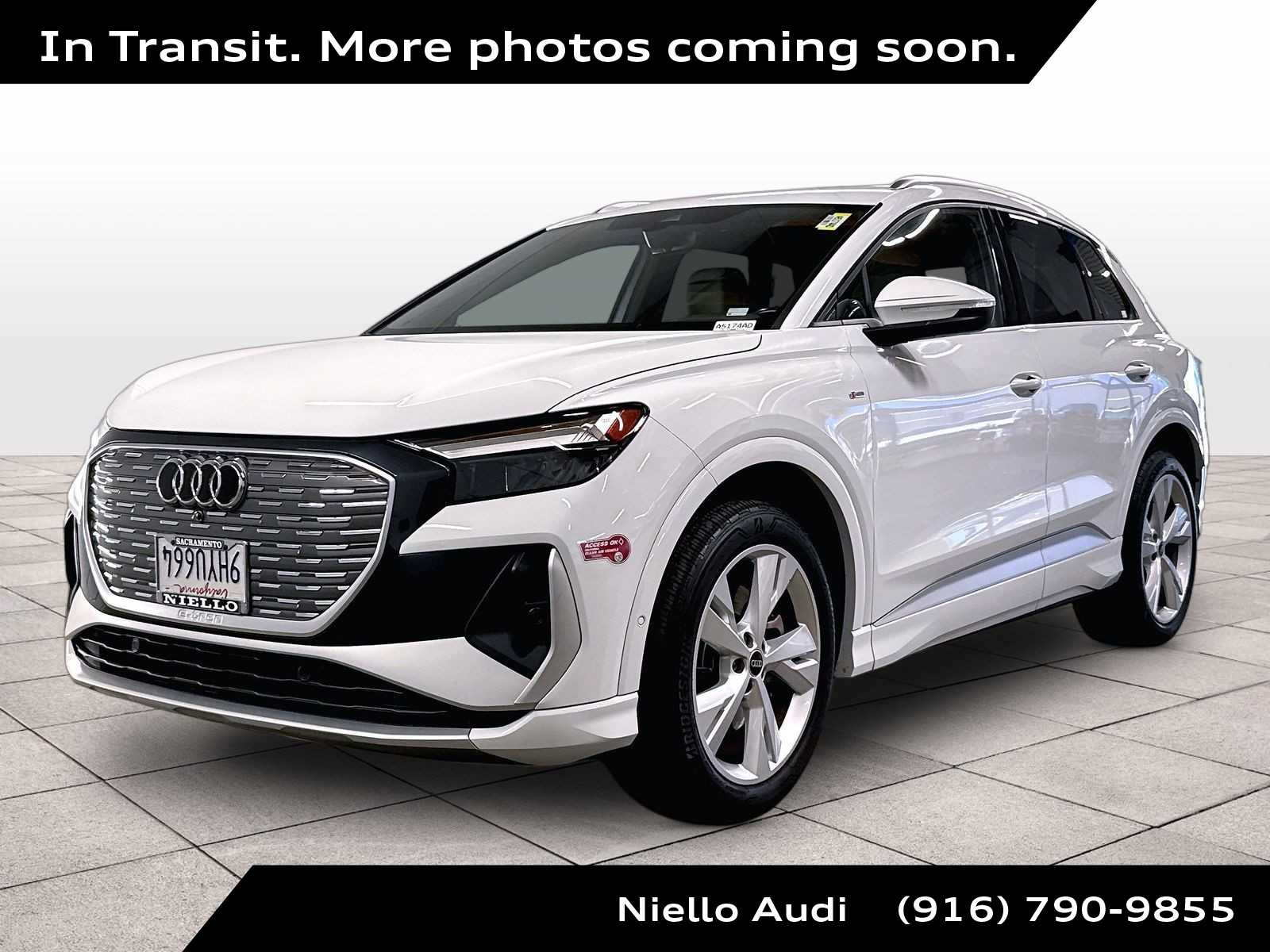 Glacier White Metallic 2023 Audi Q4 e-tron quattro Premium Plus 50 SUV / Crossover All-Wheel Drive 1-Speed Automatic