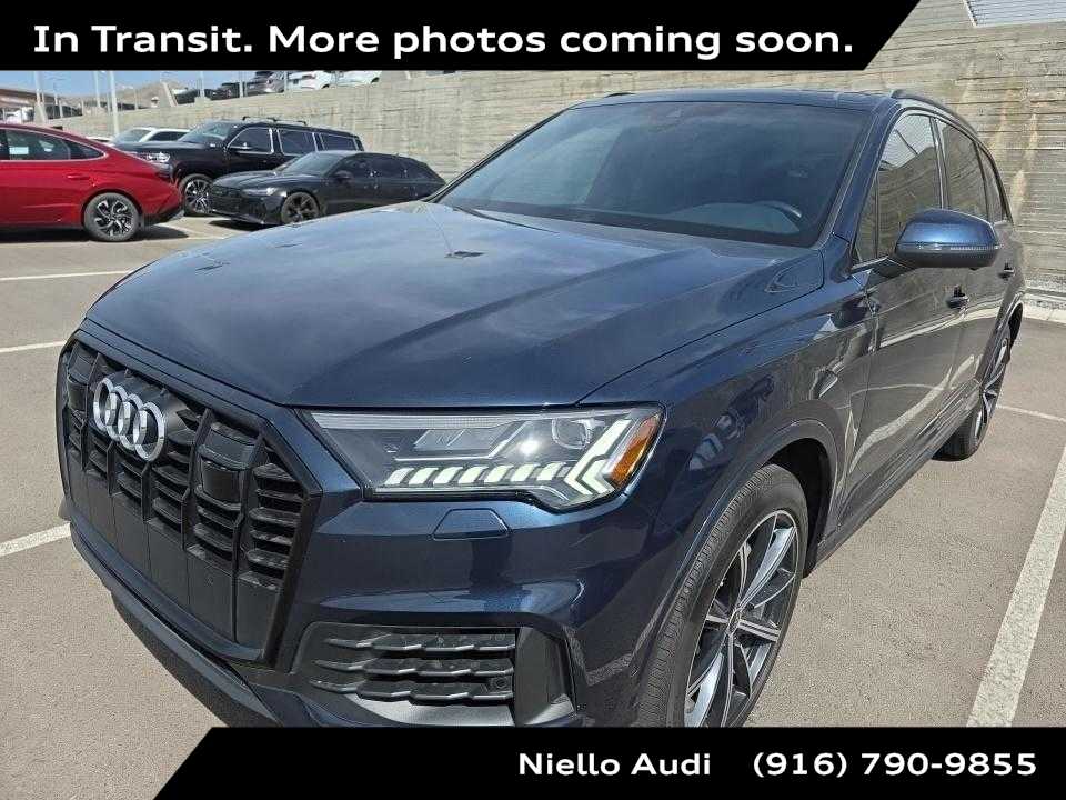 Waitomo Blue Metallic 2023 Audi Q7 quattro Premium Plus 55 TFSI SUV / Crossover All-Wheel Drive 8-Speed Automatic