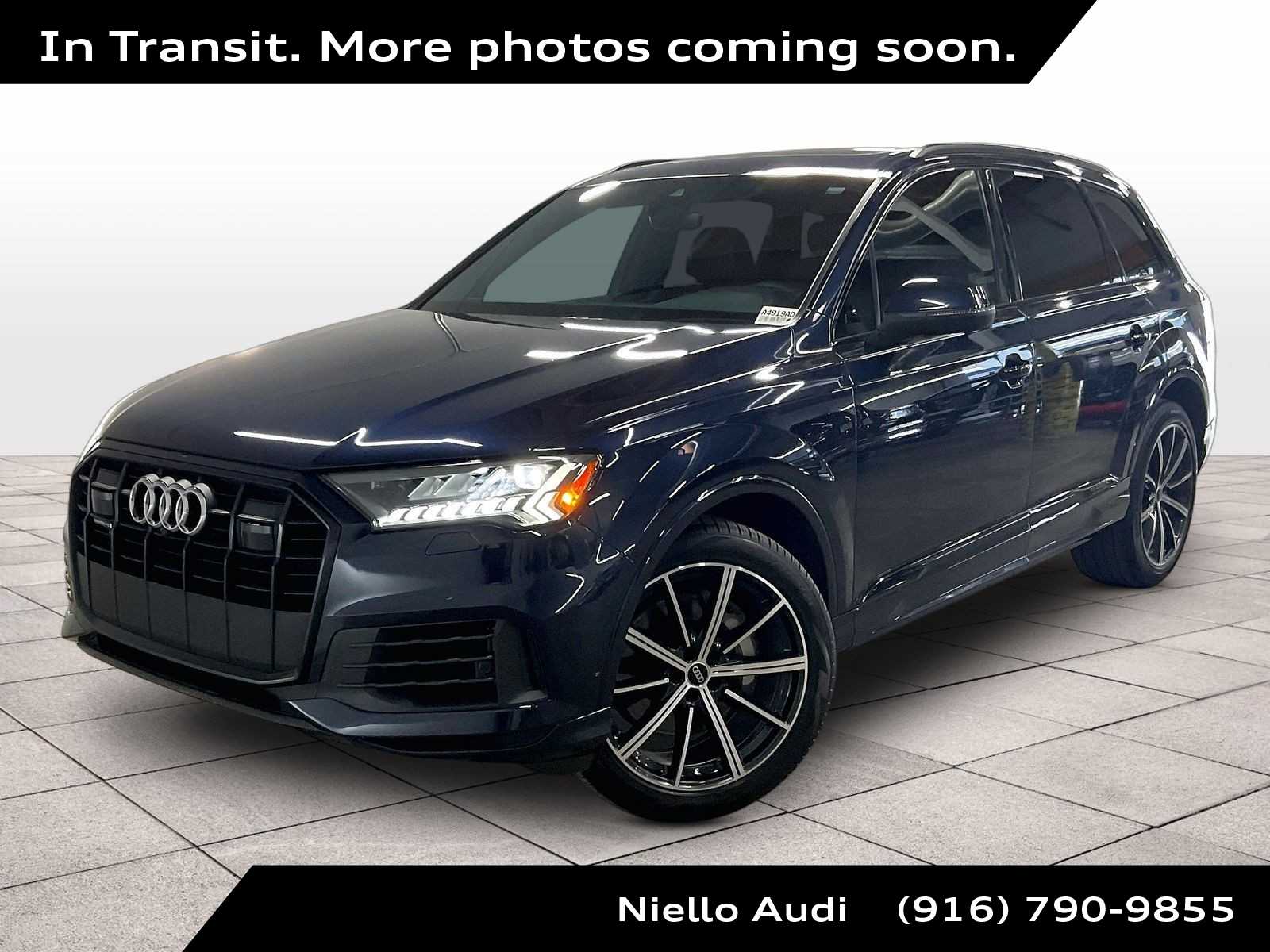 Waitomo Blue Metallic 2023 Audi Q7 quattro Premium Plus 55 TFSI SUV / Crossover All-Wheel Drive 8-Speed Automatic