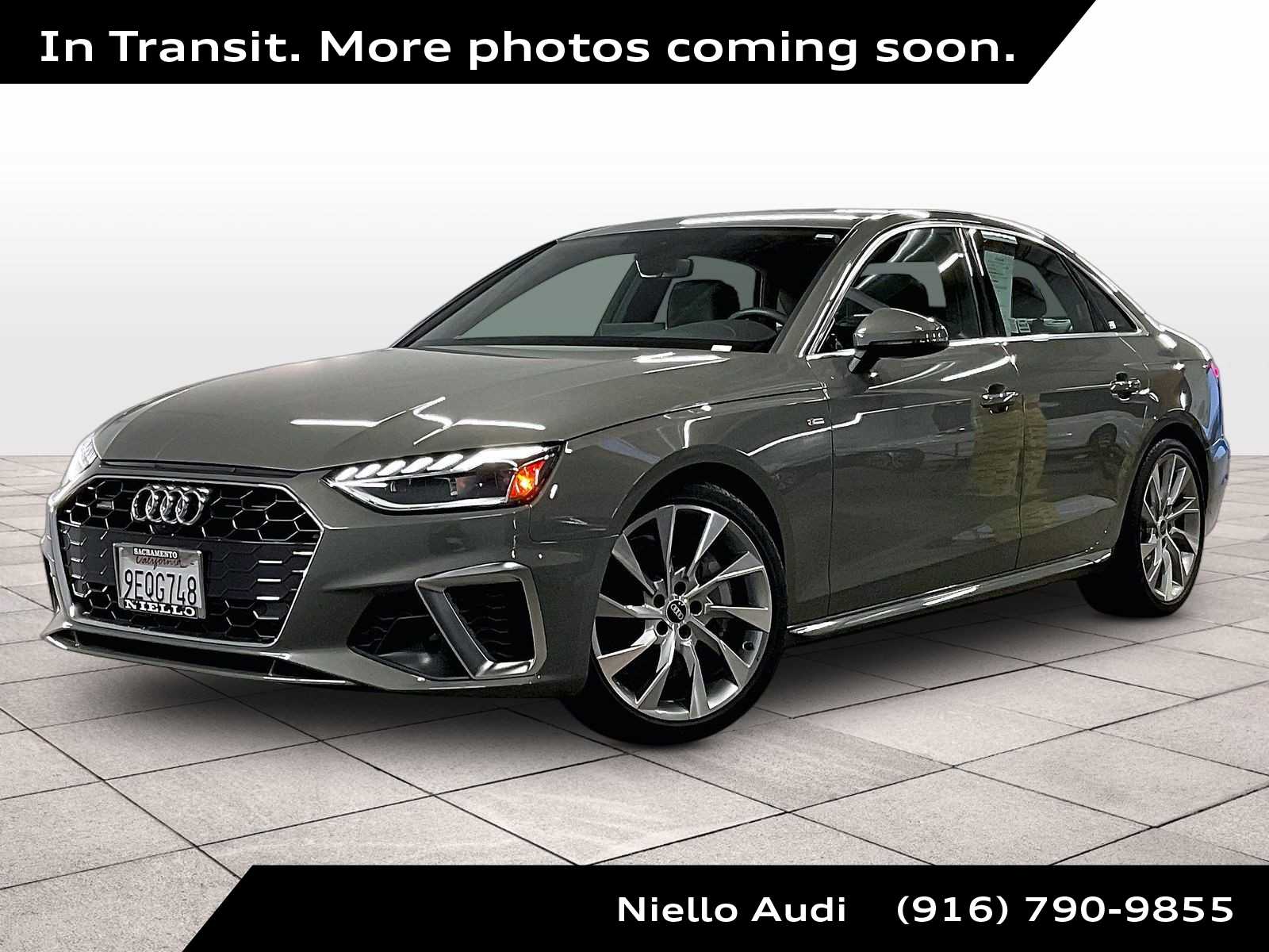 Chronos Gray Metallic 2023 Audi A4 quattro Premium Plus S Line 45 TFSI AWD Sedan All-Wheel Drive 7-Speed Automatic