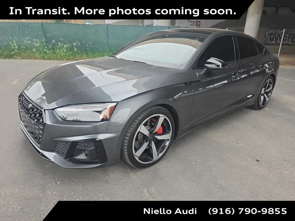 Daytona Gray Pearl Effect 2023 Audi A5 Sportback Sedan All-Wheel Drive 7-Speed Automatic