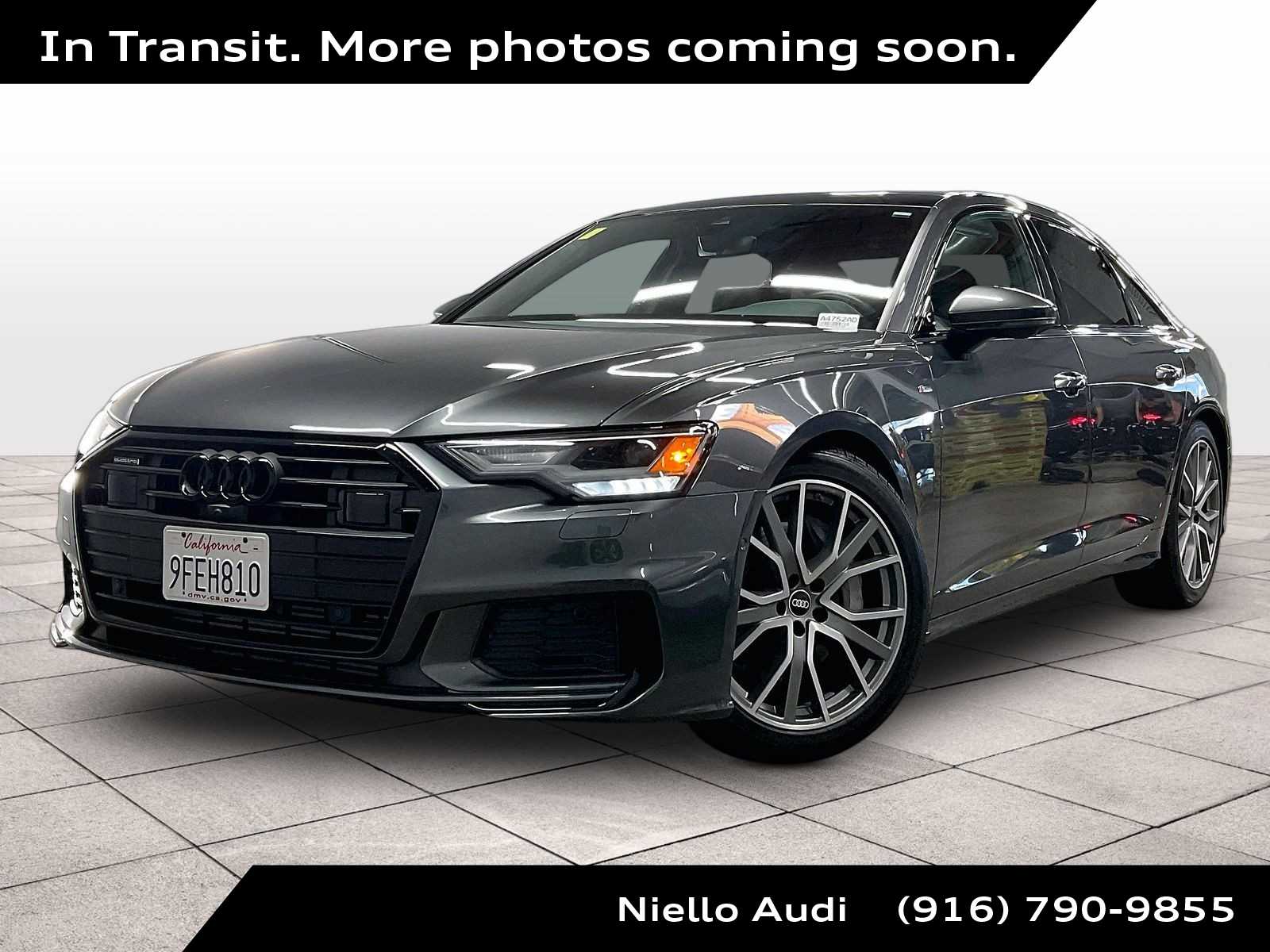 Daytona Gray Pearl Effect 2023 Audi A6 quattro Premium Plus 55 TFSI Sedan All-Wheel Drive 7-Speed Automatic