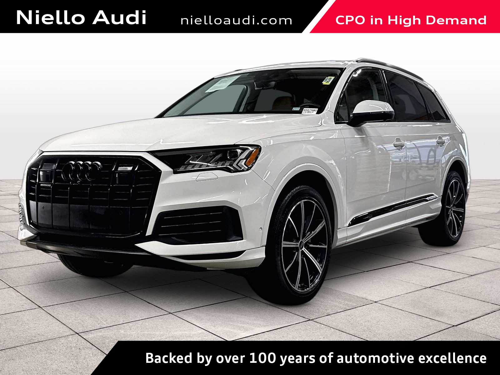 Carrara White 2023 Audi Q7 SUV / Crossover All-Wheel Drive 8-Speed Automatic