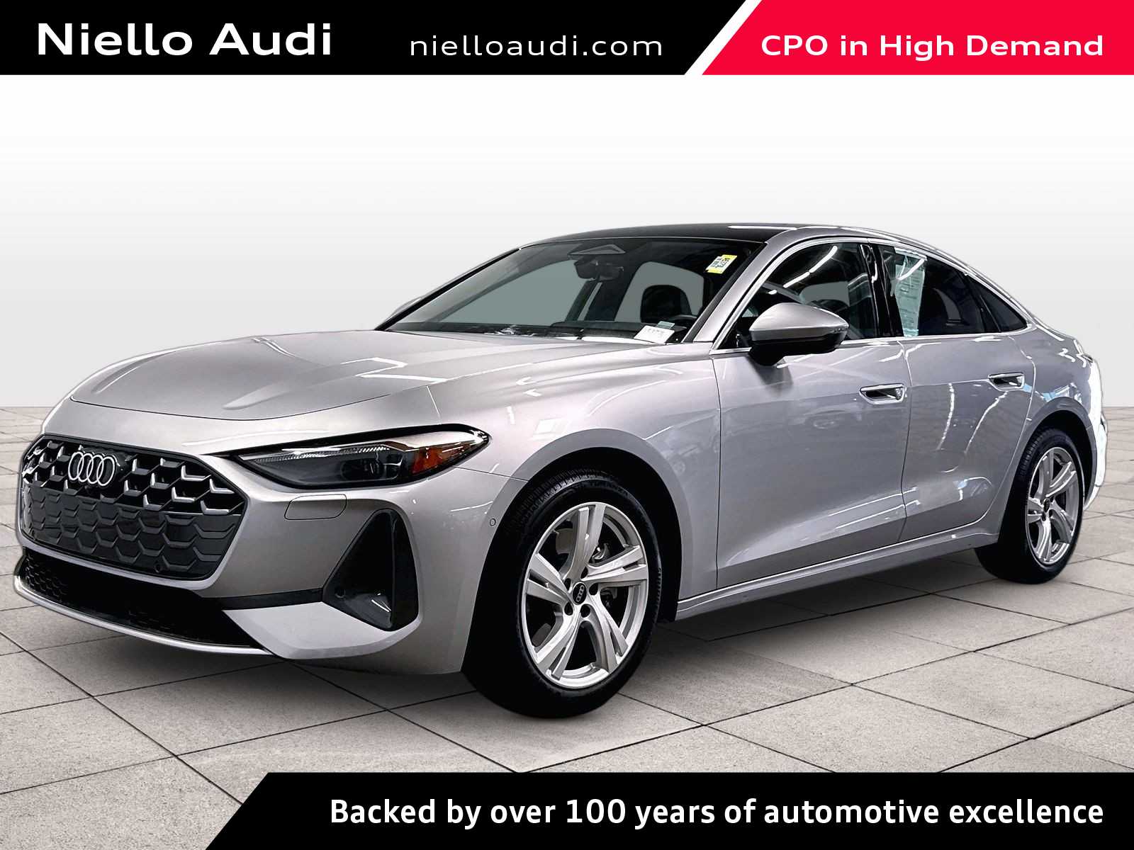 Florett Silver Metallic 2025 Audi A5 Sedan All-Wheel Drive 7-Speed Automatic