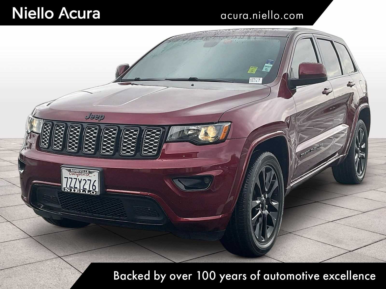 Velvet Red Pearlcoat 2017 Jeep Grand Cherokee Altitude 4WD SUV / Crossover Four-Wheel Drive 8-Speed Automatic