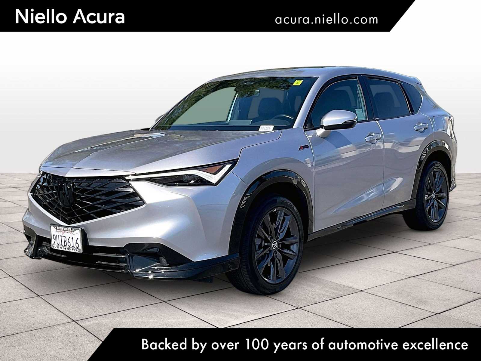 Solar Silver Metallic 2025 Acura ADX SUV / Crossover All-Wheel Drive Continuously Variable Transmission