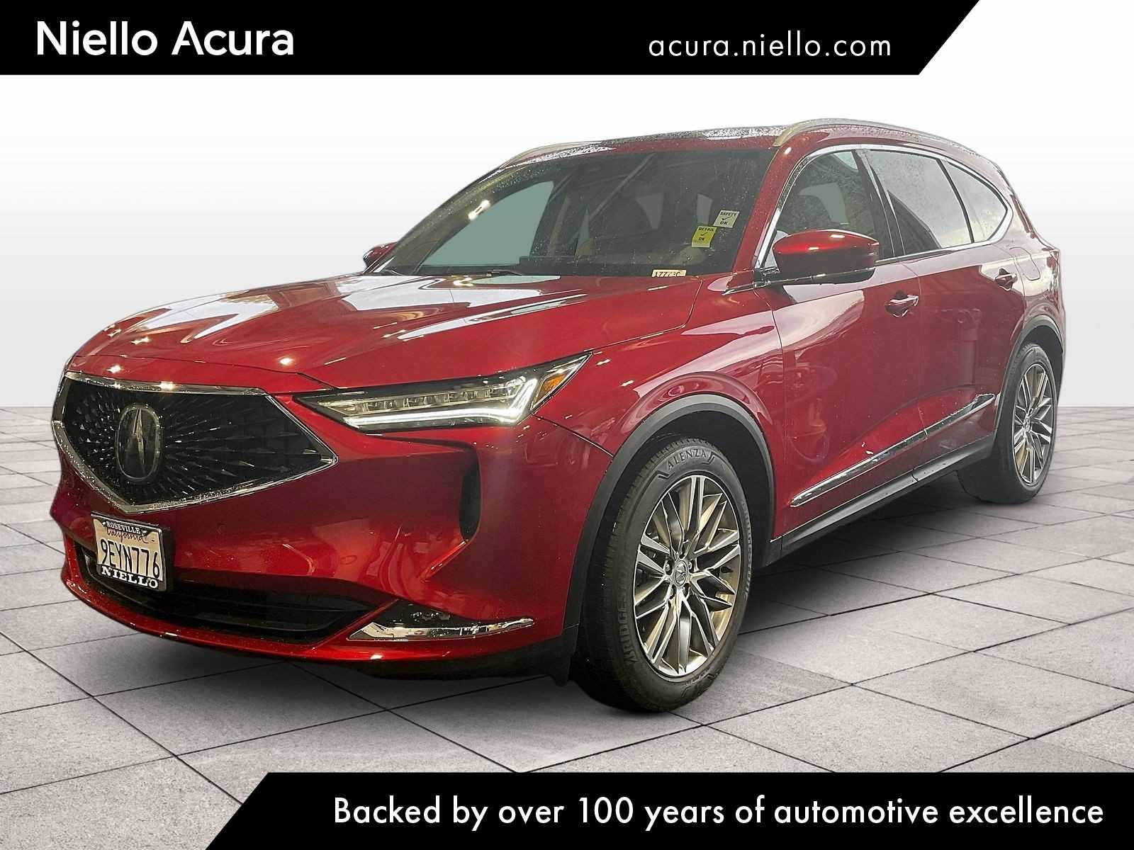 Performance Red Pearl 2023 Acura MDX SH-AWD with Advance Package SUV / Crossover All-Wheel Drive Automatic