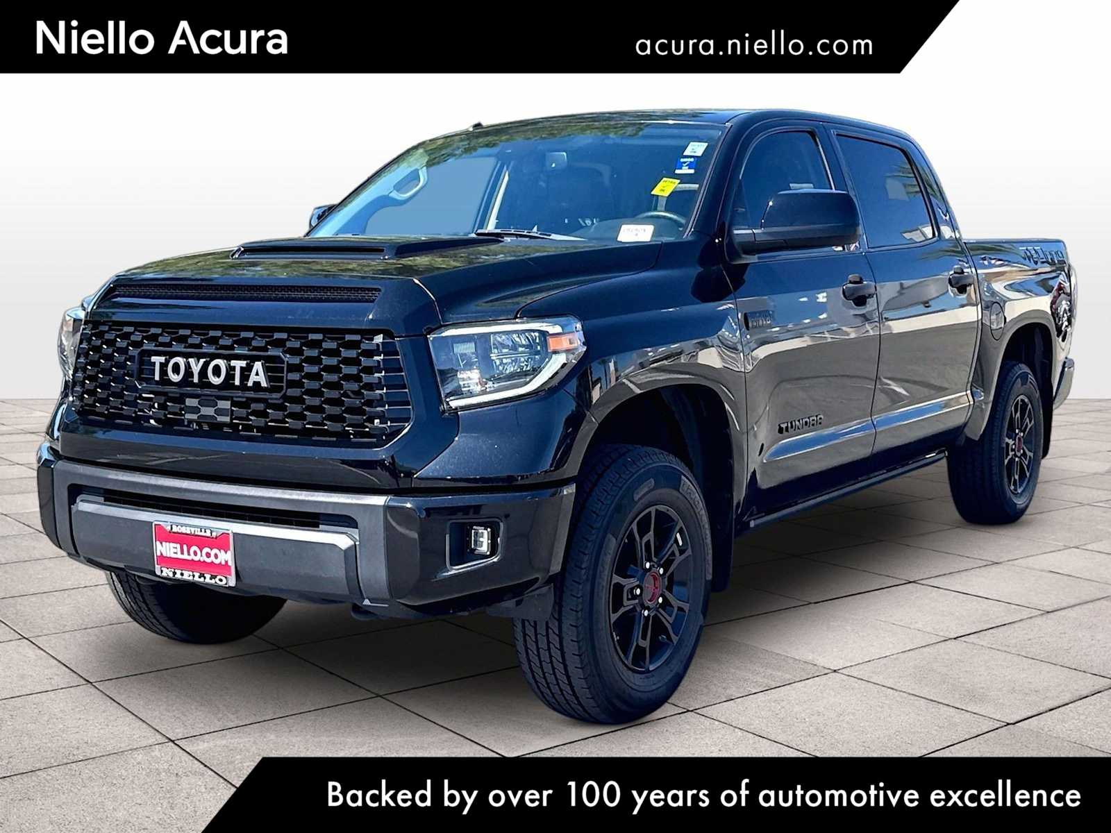 Midnight Black Metallic 2019 Toyota Tundra Pickup Truck Four-Wheel Drive 6-Speed Automatic