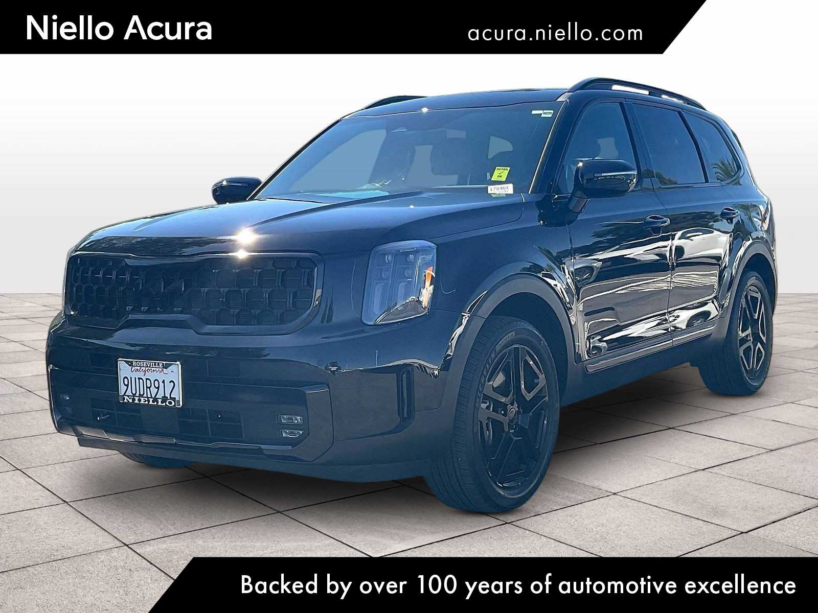 Ebony Black 2025 Kia Telluride SX X-Line AWD SUV / Crossover All-Wheel Drive 8-Speed Automatic