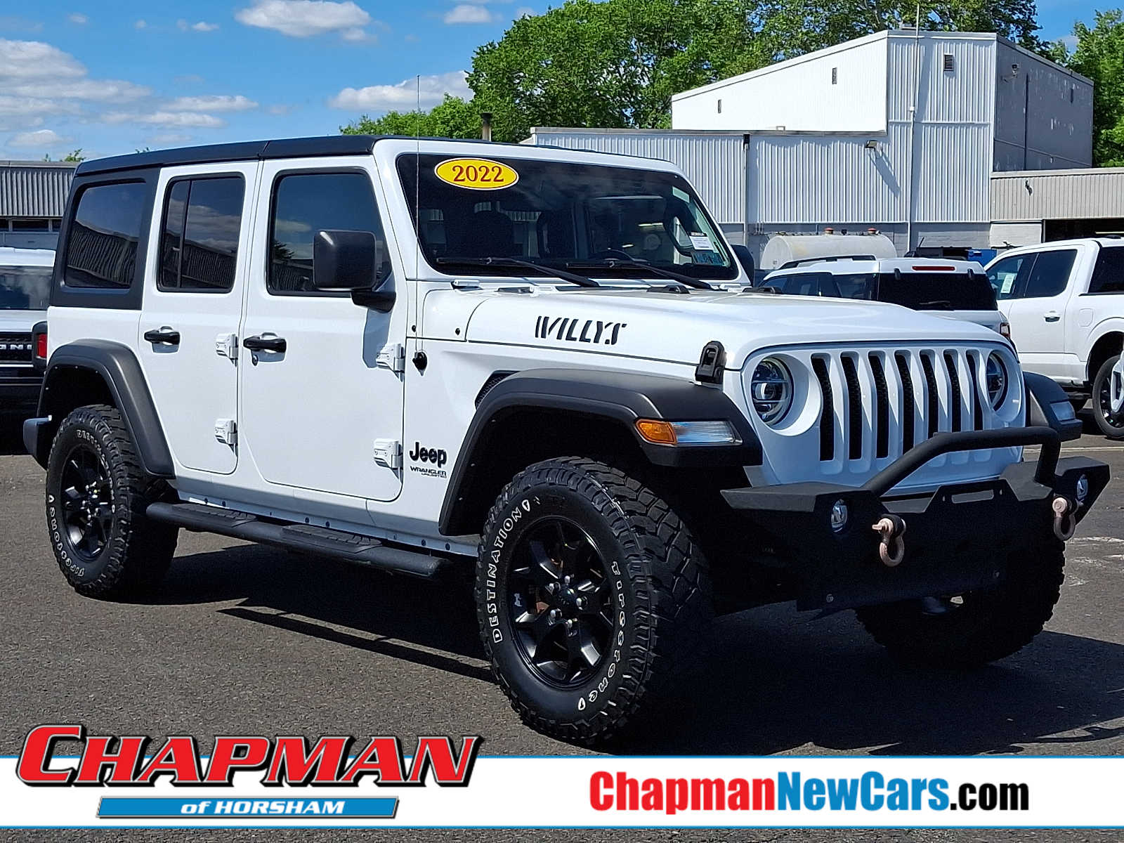 Bright White Clearcoat 2022 Jeep Wrangler Unlimited Willys 4WD SUV / Crossover Four-Wheel Drive 8-Speed Automatic
