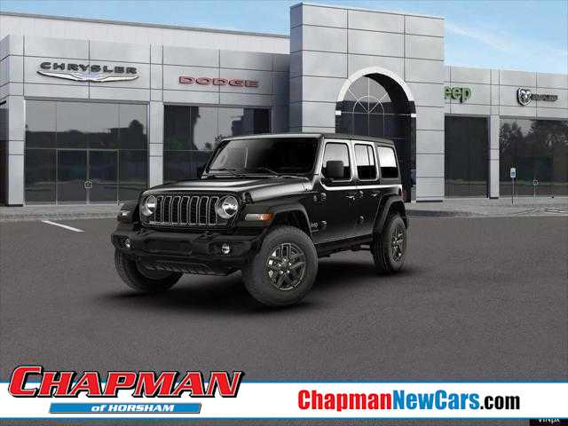 Black Clearcoat 2026 Jeep Wrangler Sport 4-Door 4WD SUV / Crossover Four-Wheel Drive 8-Speed Automatic