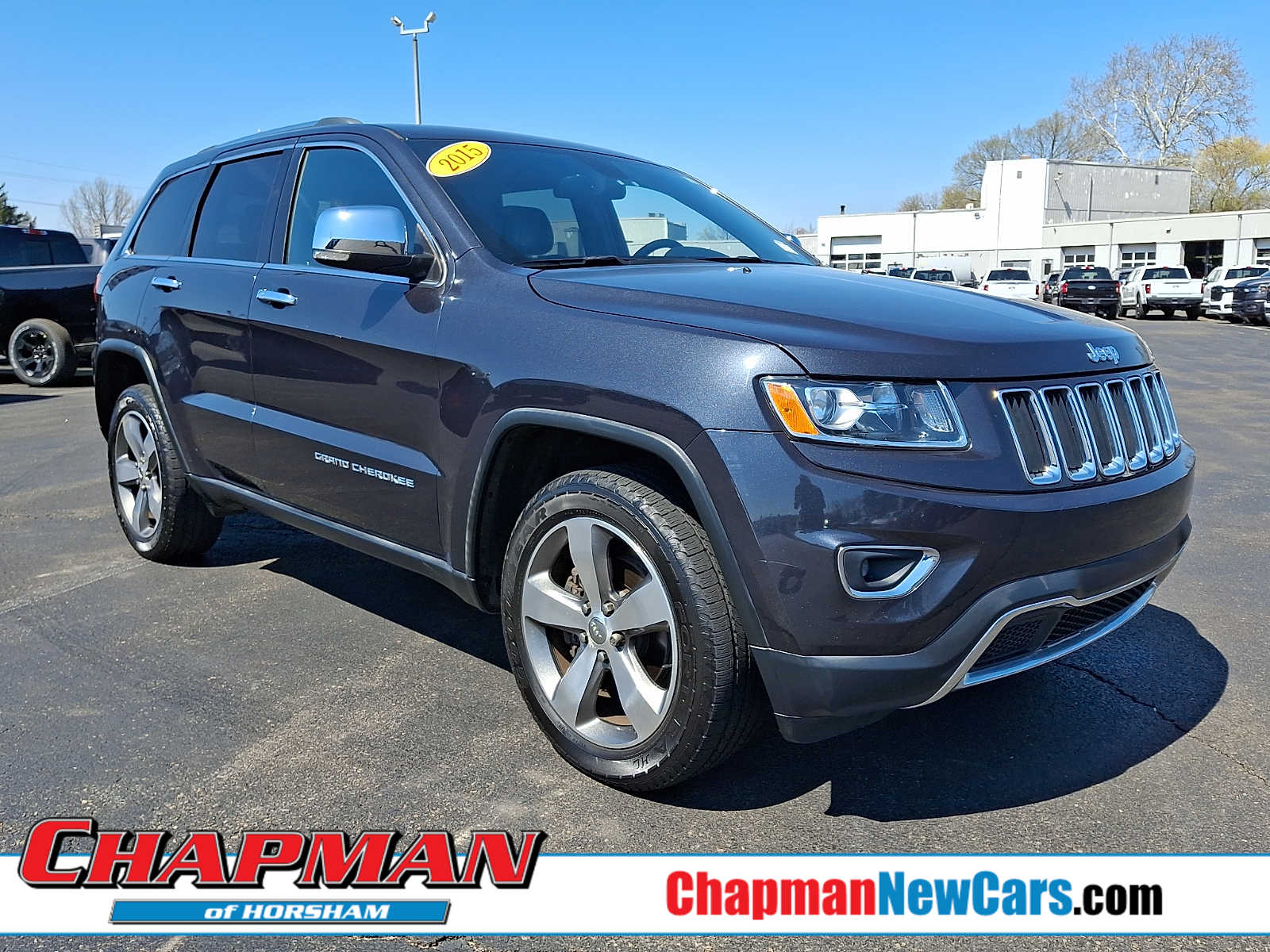 Gray (Maximum Steel Metallic Clearcoat) 2015 Jeep Grand Cherokee Limited 4WD SUV / Crossover Four-Wheel Drive 8-Speed Automatic
