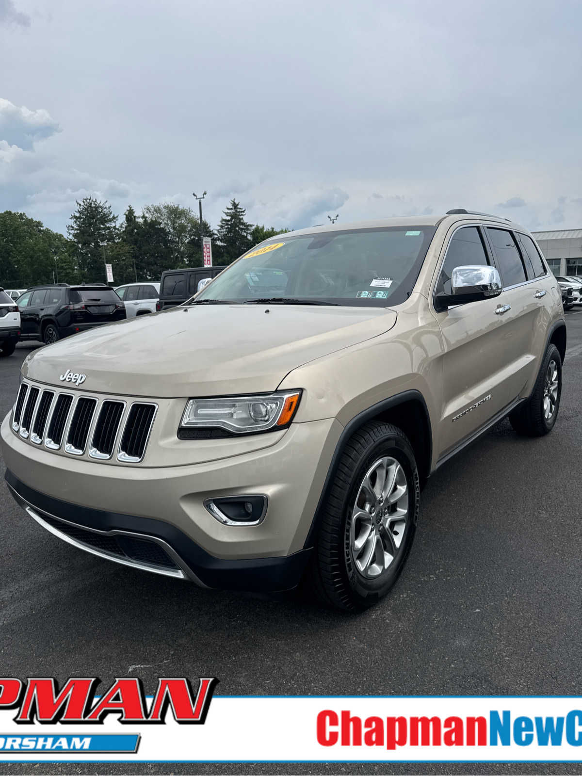 Cashmere Pearlcoat 2014 Jeep Grand Cherokee SUV / Crossover Four-Wheel Drive 8-Speed Automatic