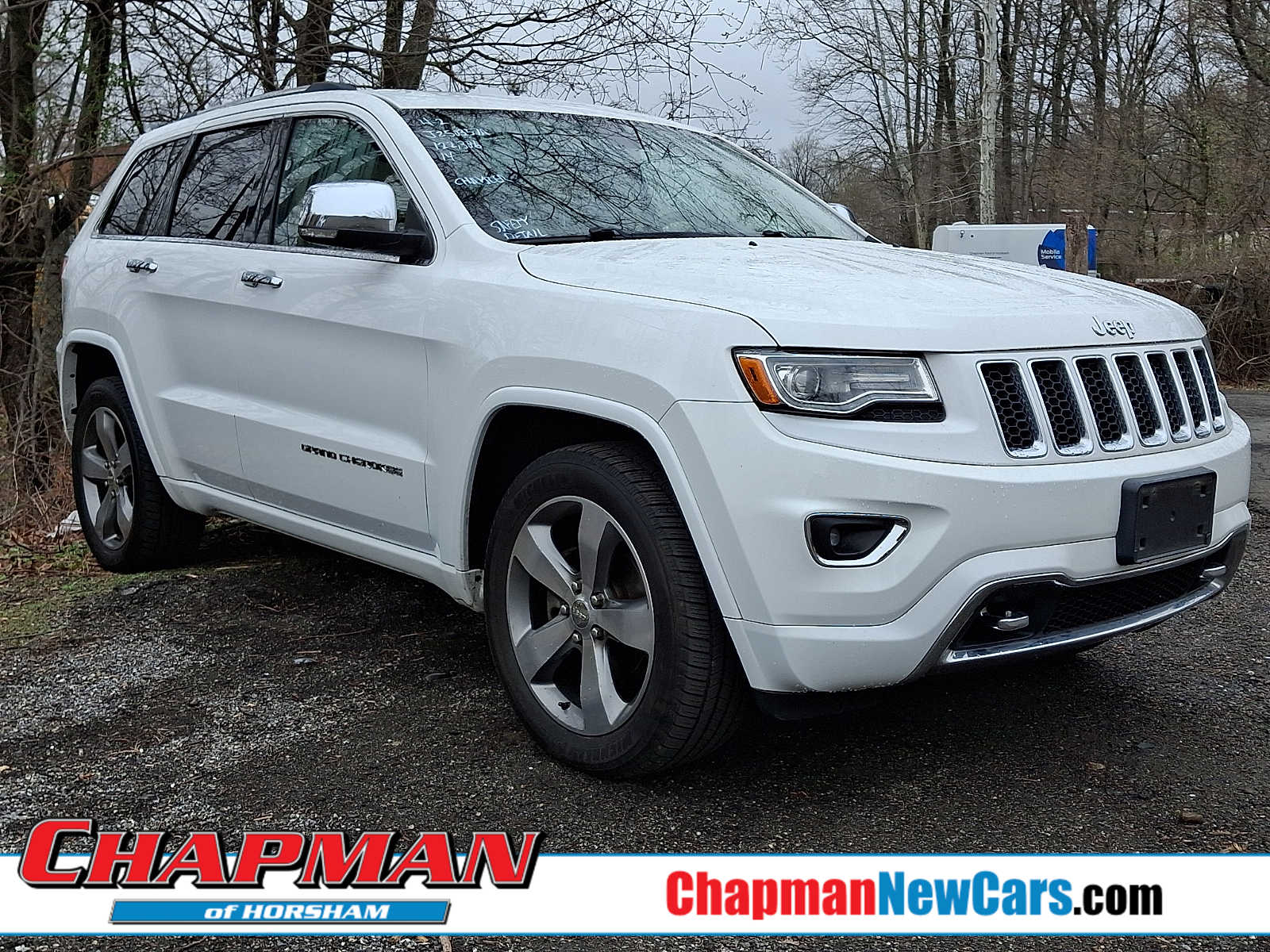 Bright White Clearcoat 2014 Jeep Grand Cherokee Overland 4WD SUV / Crossover Four-Wheel Drive 8-Speed Automatic