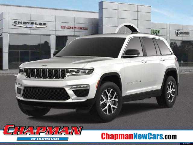 Bright White Clearcoat 2025 Jeep Grand Cherokee Limited 4WD SUV / Crossover Four-Wheel Drive 8-Speed Automatic