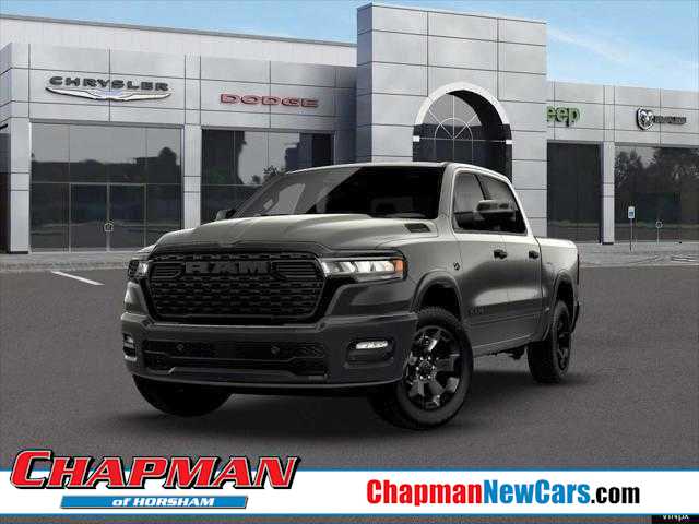 Gray (Granite Crystal Metallic Clearcoat) 2026 RAM 1500 Big Horn Crew Cab 4WD Pickup Truck Four-Wheel Drive 8-Speed Automatic