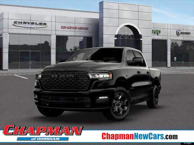 Diamond Black Crystal Pearlcoat 2026 RAM 1500 Express Crew Cab 4WD Pickup Truck Four-Wheel Drive 8-Speed Automatic