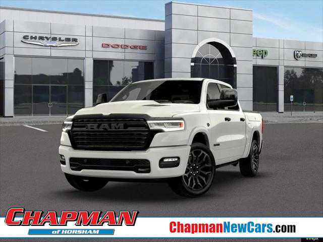 Bright White Clearcoat 2026 RAM 1500 Limited Crew Cab 4WD Pickup Truck Four-Wheel Drive 8-Speed Automatic