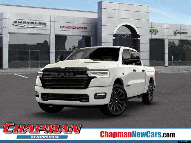 Bright White Clearcoat 2026 RAM 1500 Limited Crew Cab 4WD Pickup Truck Four-Wheel Drive 8-Speed Automatic