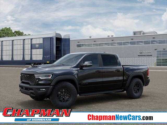 Diamond Black Crystal Pearlcoat 2026 RAM 1500 RHO Crew Cab AWD Pickup Truck All-Wheel Drive 8-Speed Automatic