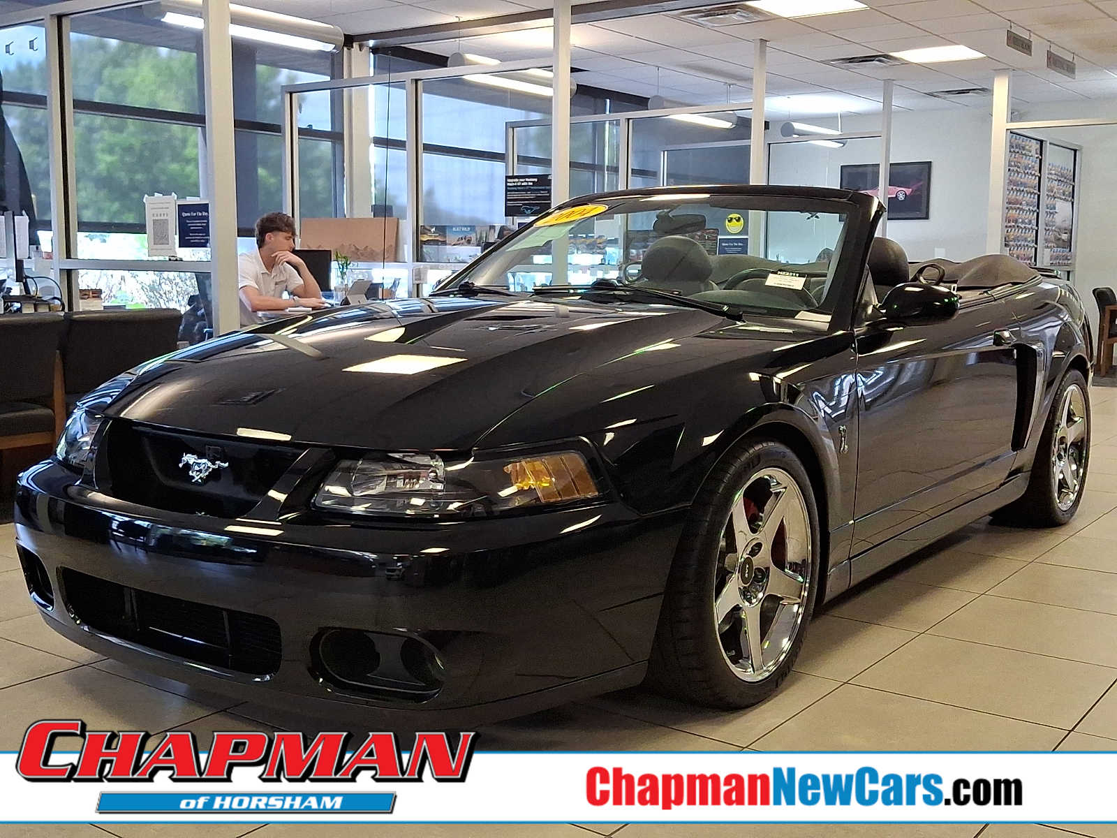 Black 2004 Ford Mustang SVT Cobra Convertible Convertible Rear-Wheel Drive 6-Speed Manual