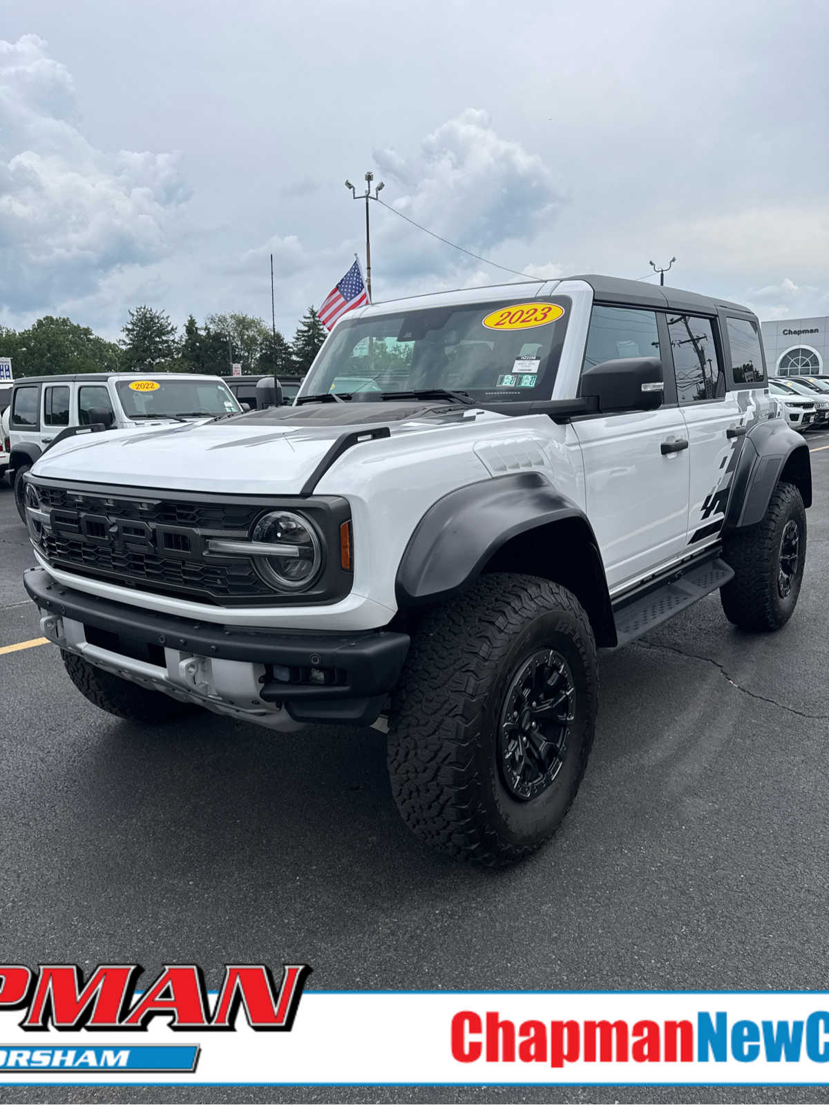 Oxford White 2023 Ford Bronco Raptor SUV / Crossover Four-Wheel Drive Automatic