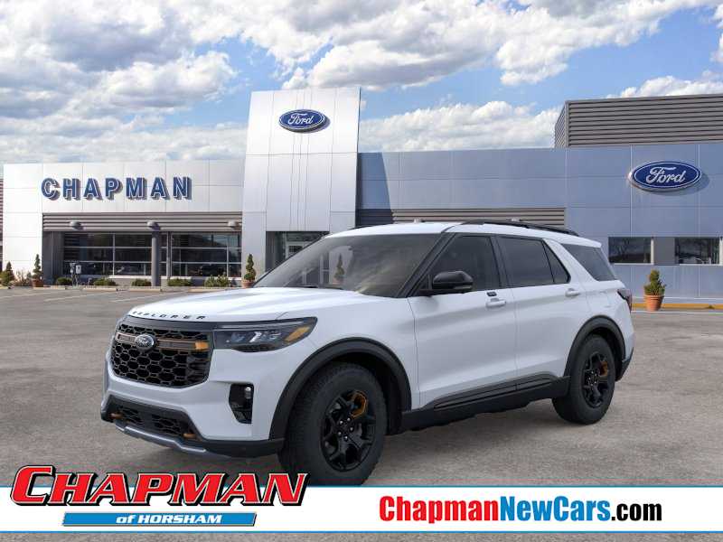 Space White Metallic 2026 Ford Explorer SUV / Crossover All-Wheel Drive Automatic