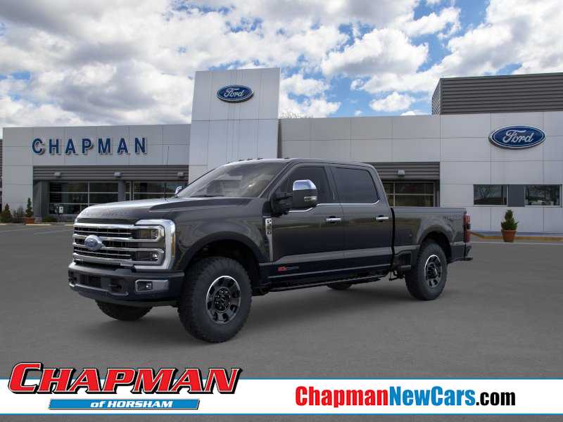 Agate Black Metallic 2026 Ford F-350 Super Duty Platinum Crew Cab 4WD Pickup Truck Four-Wheel Drive Automatic