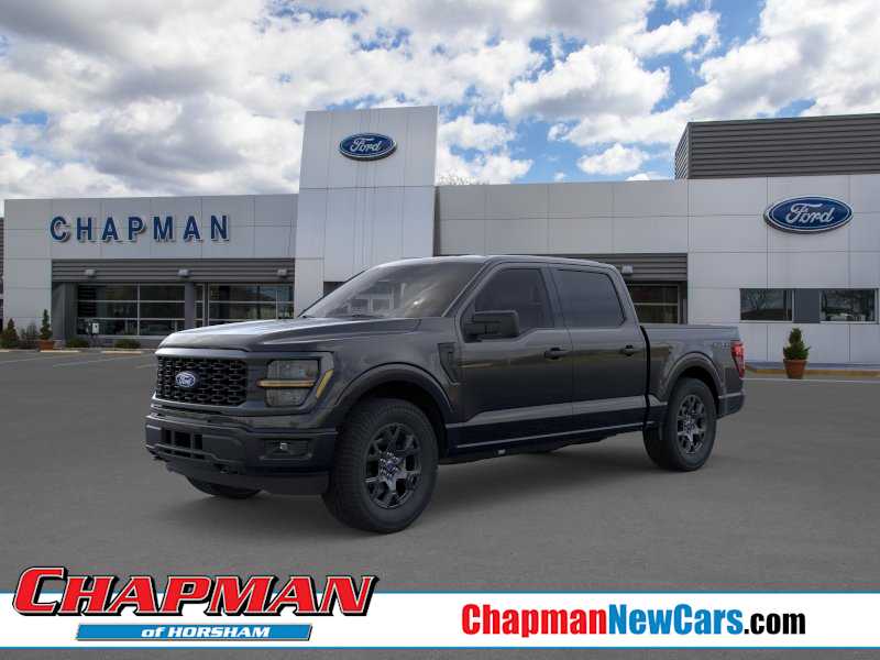 Agate Black Metallic 2026 Ford F-150 STX SuperCrew 4WD Pickup Truck Four-Wheel Drive Automatic