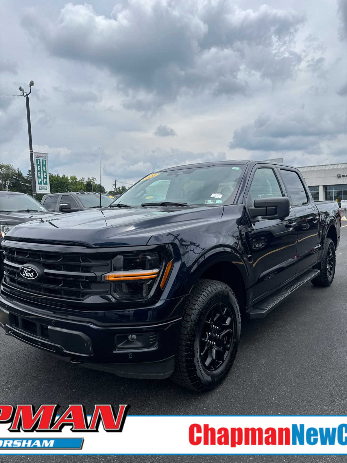 Antimatter Blue Metallic 2024 Ford F-150 Pickup Truck Four-Wheel Drive Automatic