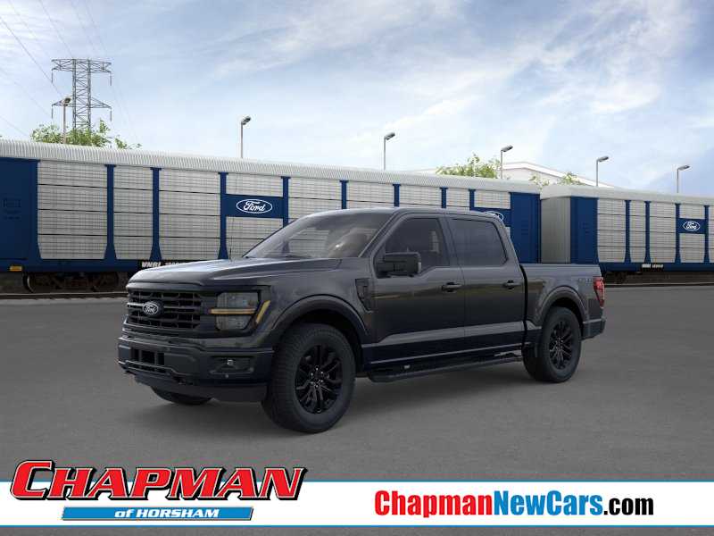 Agate Black Metallic 2026 Ford F-150 XLT SuperCrew 4WD Pickup Truck Four-Wheel Drive Automatic