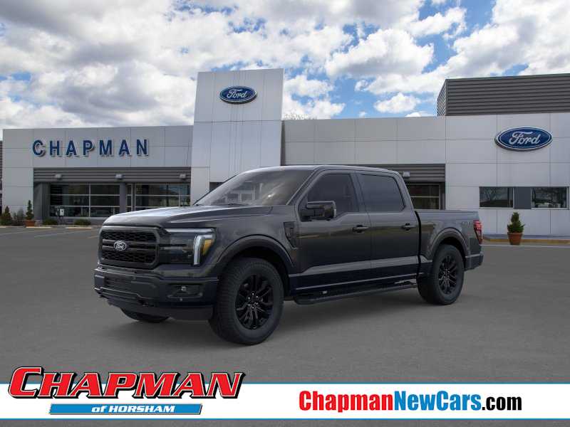 Agate Black Metallic 2026 Ford F-150 Lariat SuperCrew 4WD Pickup Truck Four-Wheel Drive Automatic