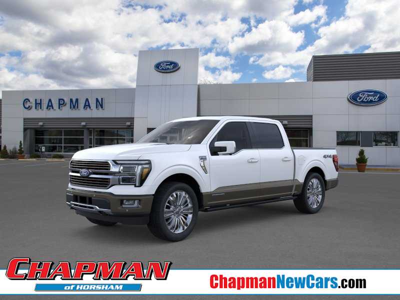 Star White Metallic Tri-Coat/Marsh Gray 2026 Ford F-150 Pickup Truck Four-Wheel Drive Automatic