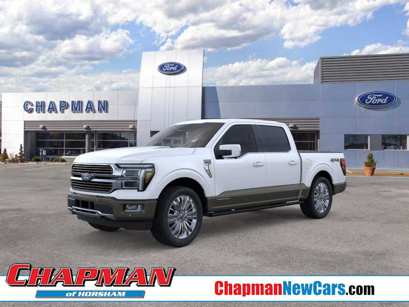 Star White Metallic Tri-Coat/Marsh Gray 2026 Ford F-150 Pickup Truck Four-Wheel Drive Automatic