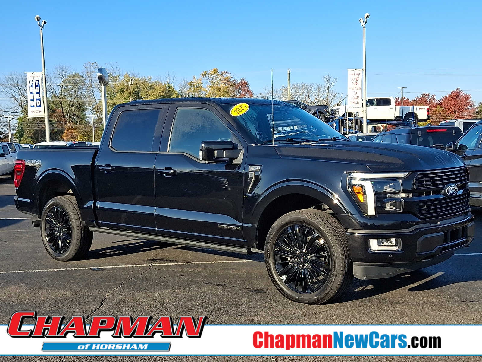 Agate Black Metallic 2025 Ford F-150 Pickup Truck Four-Wheel Drive Automatic