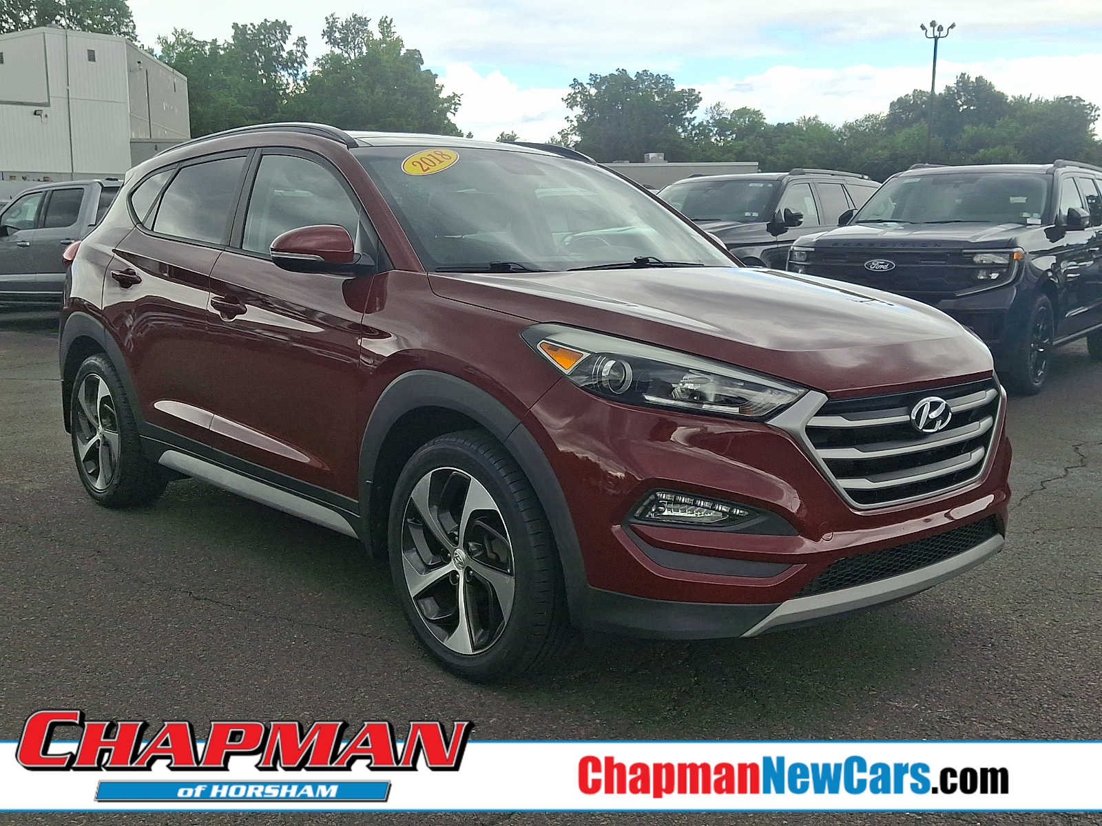 Gemstone Red 2018 Hyundai Tucson SUV / Crossover All-Wheel Drive 7-Speed Automatic