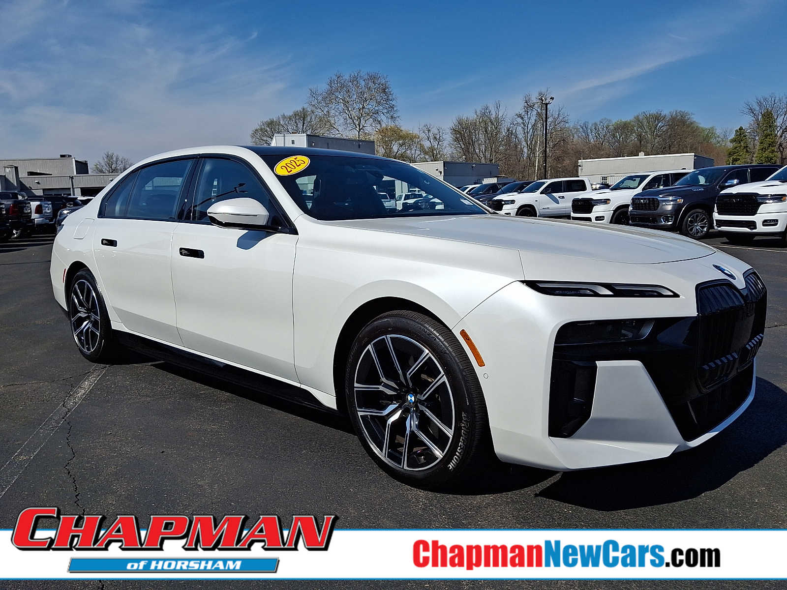 Mineral White Metallic 2025 BMW 7 Series Sedan All-Wheel Drive 8-Speed Automatic