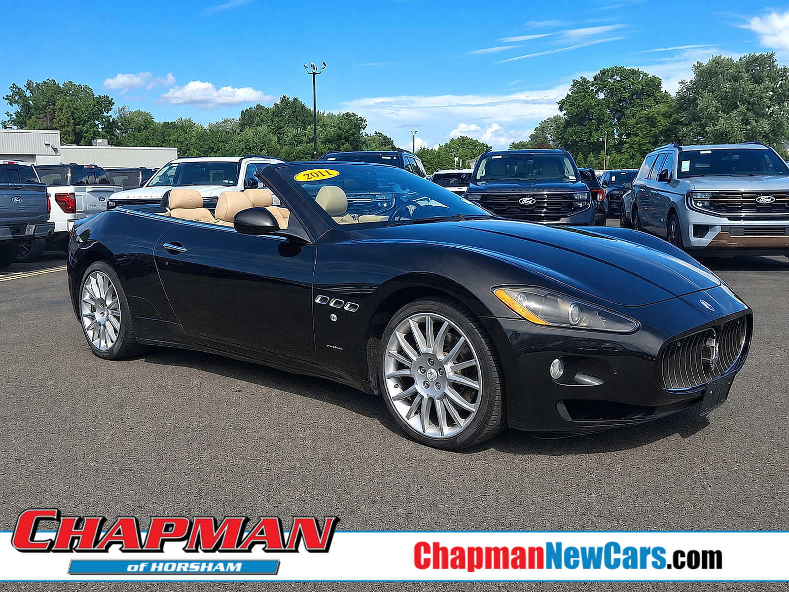 Nero (Black) 2011 Maserati GranTurismo Convertible Rear-Wheel Drive 6-Speed Automatic