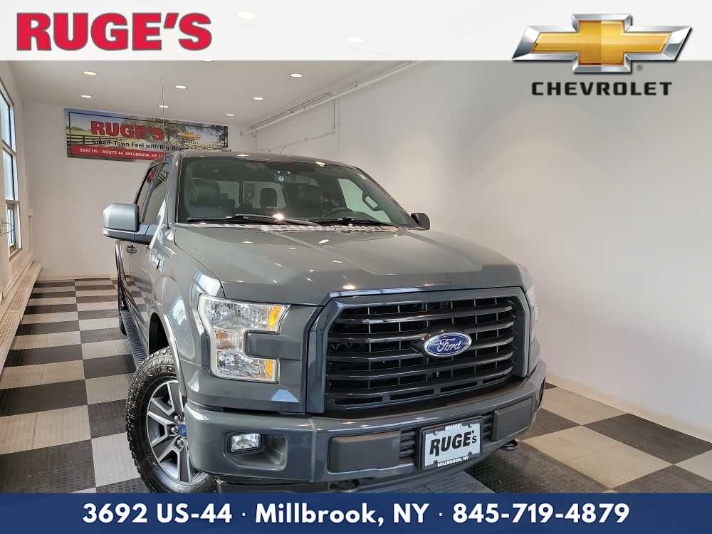 Lithium Gray 2017 Ford F-150 XLT SuperCrew 4WD Pickup Truck Four-Wheel Drive 6-Speed Automatic