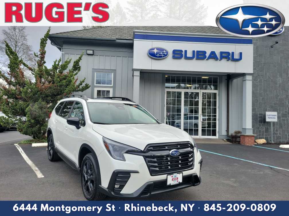 Crystal White Pearl 2025 Subaru Ascent Onyx Edition AWD SUV / Crossover All-Wheel Drive Continuously Variable Transmission