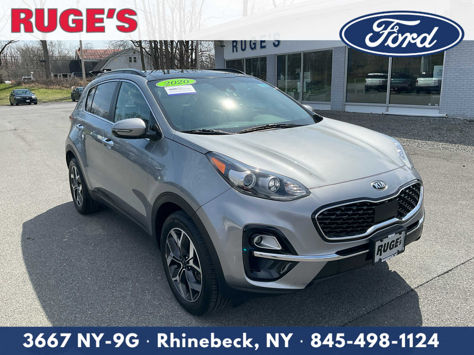 Steel Gray 2020 Kia Sportage EX AWD SUV / Crossover All-Wheel Drive 6-Speed Automatic